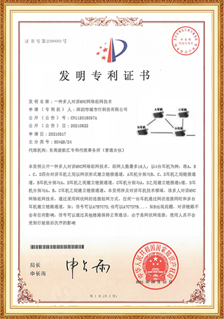 Certificate Of Honor