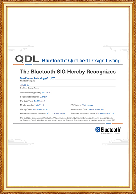 Certificate Of Honor