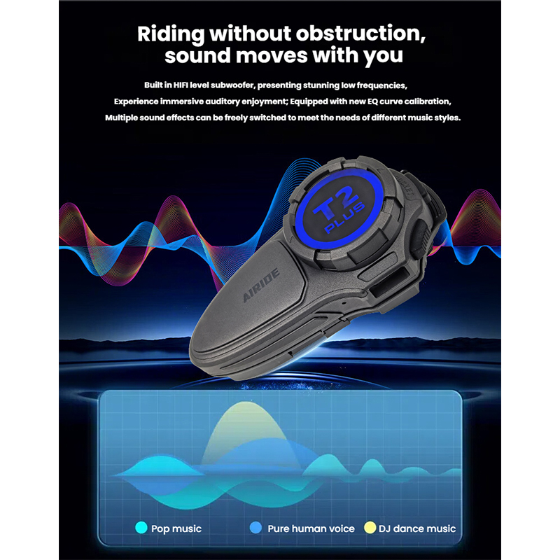 Smart Helmet Bluetooth Headset